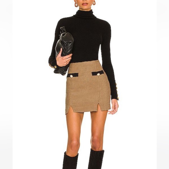 Majorelle Gemma Skirt In Black and Copper - Picture 3 of 15